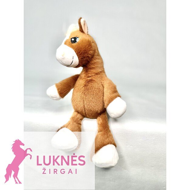 Minkštas sėdintis arkliukas Kliukas